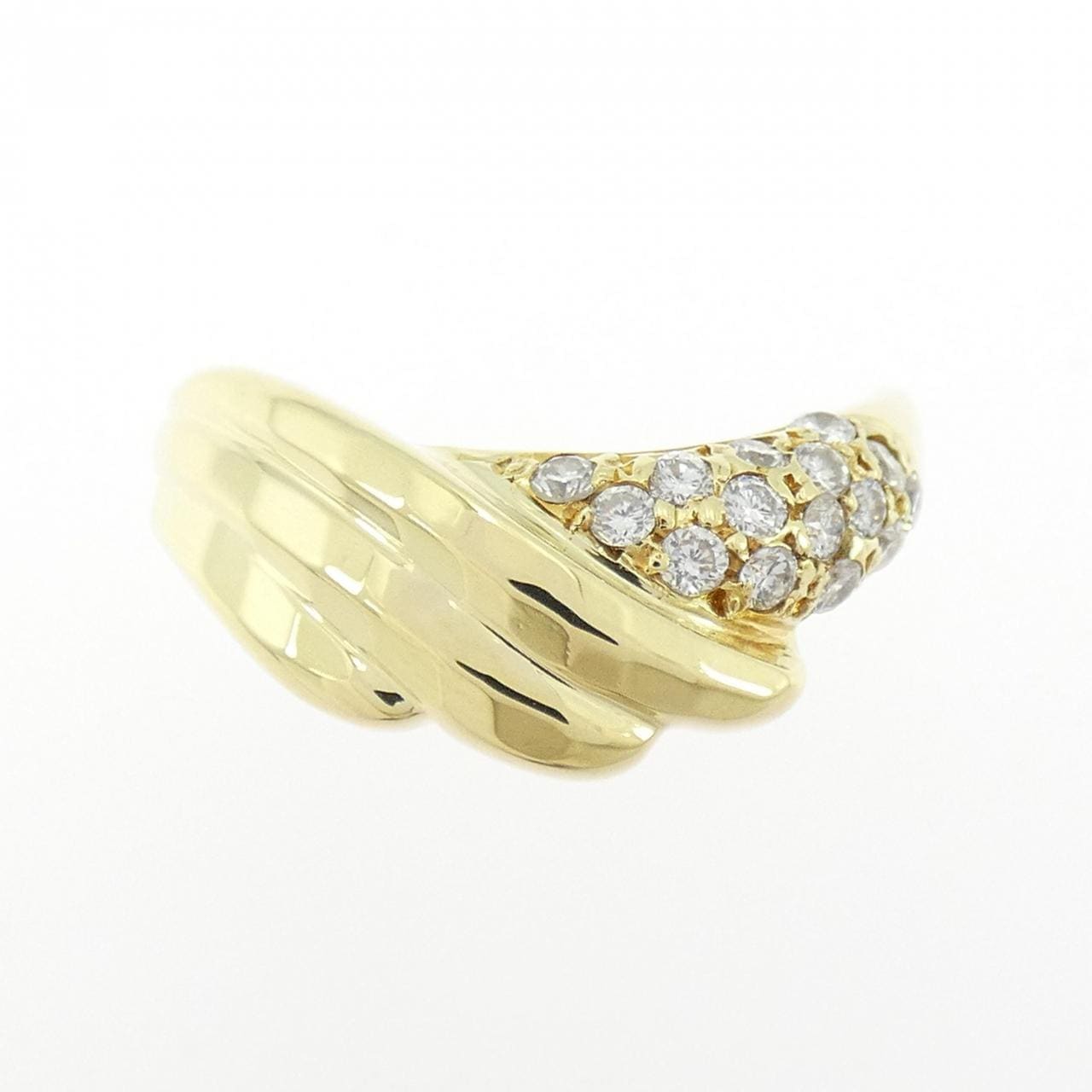 K18YG ダイヤモンド リング 0.20CT