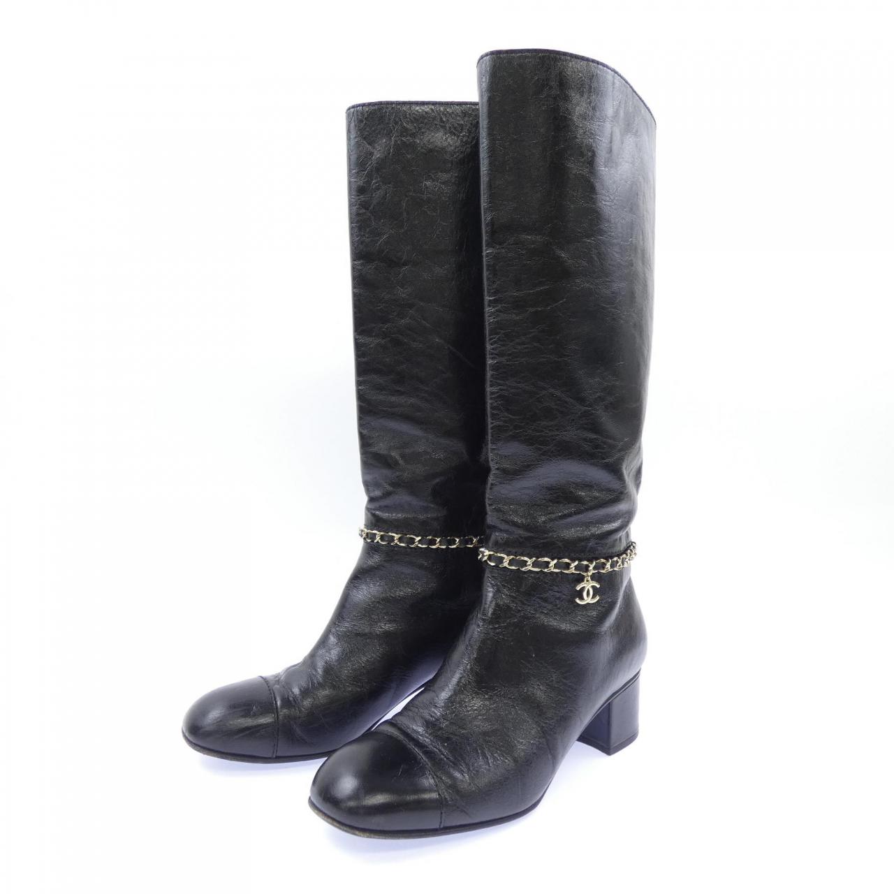 シャネル CHANEL HIGH BOOTS G35006X53109 ロングブーツ