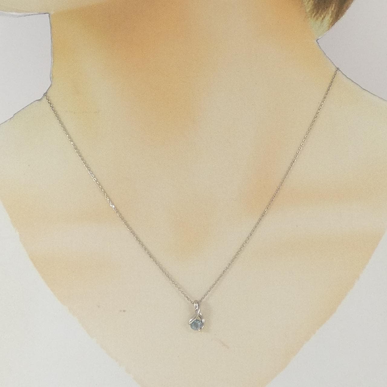 PT900/PT850 アクアマリン ネックレス