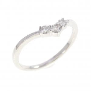 K18WG ダイヤモンド リング 0.13CT