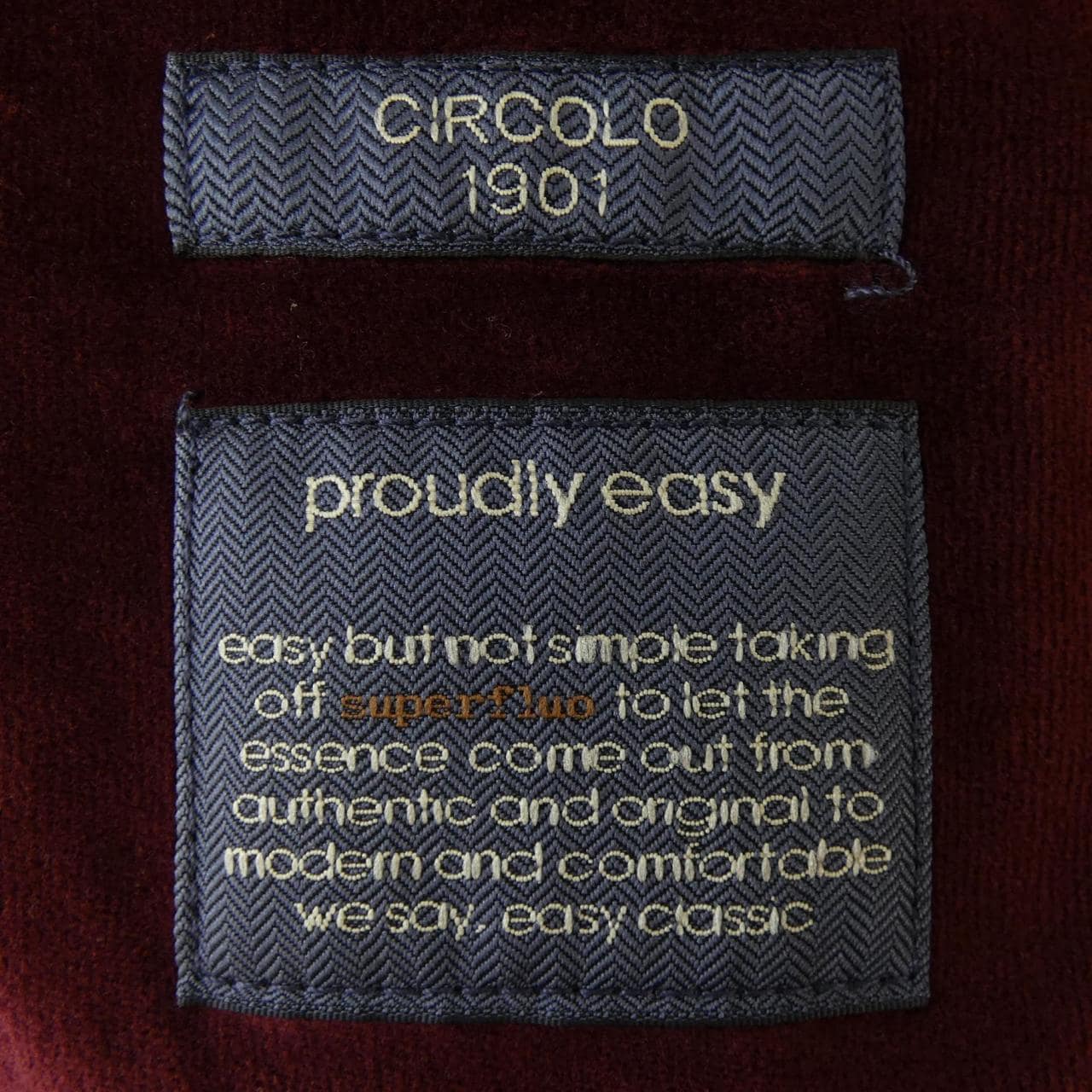 チルコロ 1901 CIRCOLO 1901 ジャケット