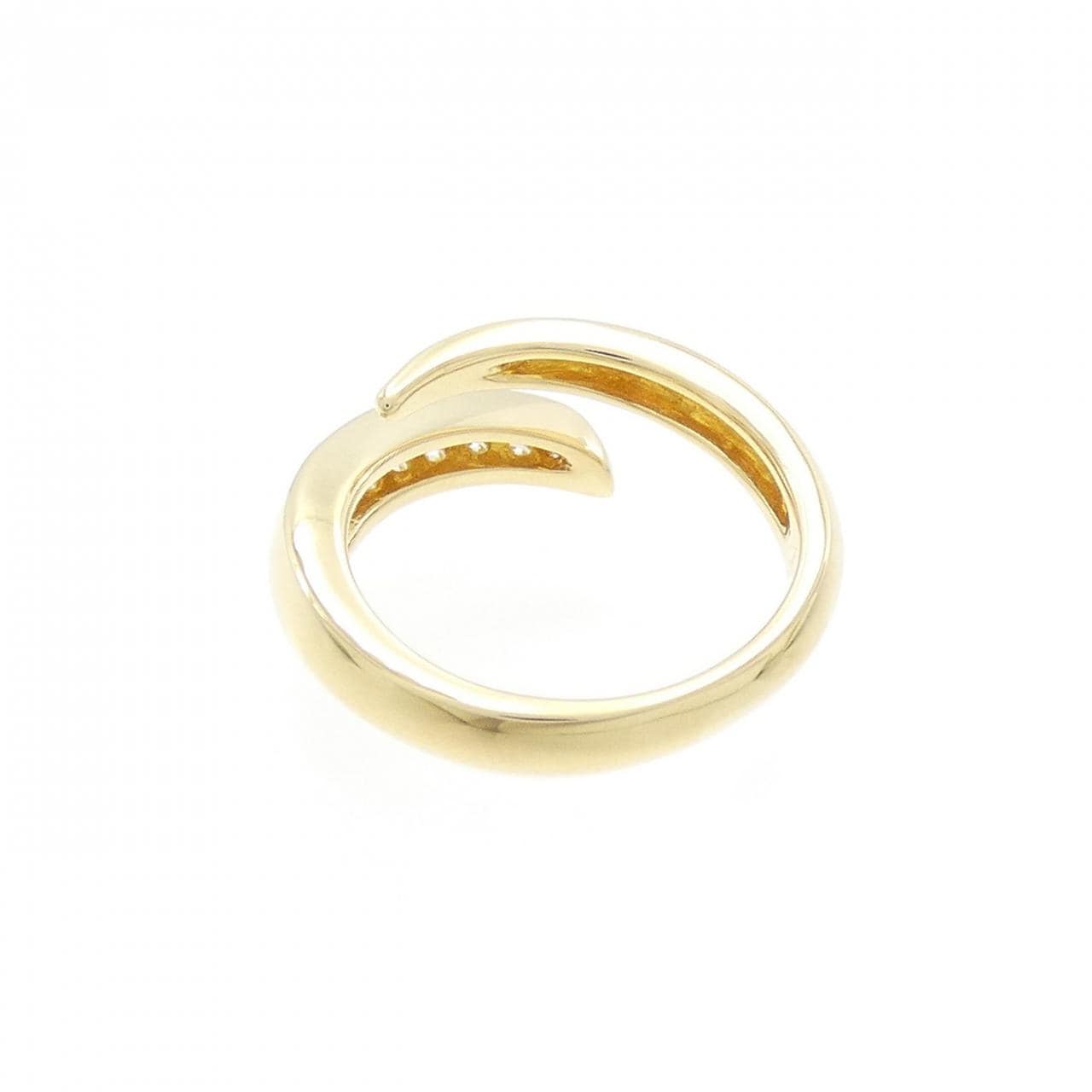 K18YG ダイヤモンド ピンキーリング 0.16CT