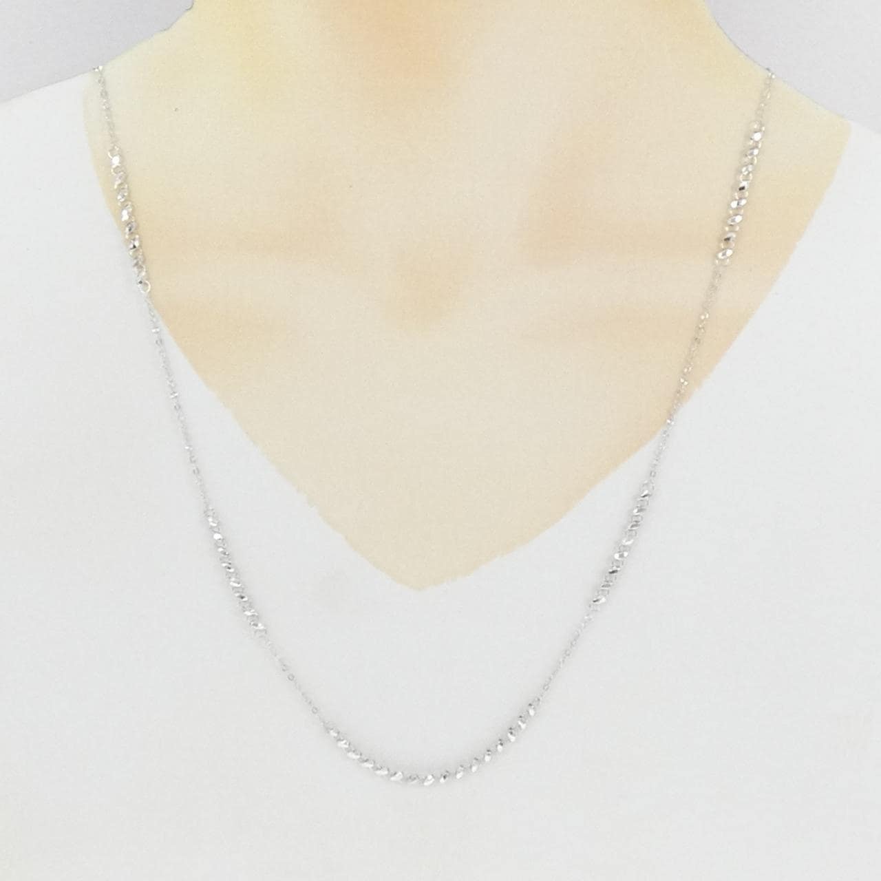 K18WG ネックレス