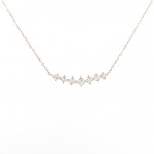 K18PG ダイヤモンド ネックレス 0.20CT