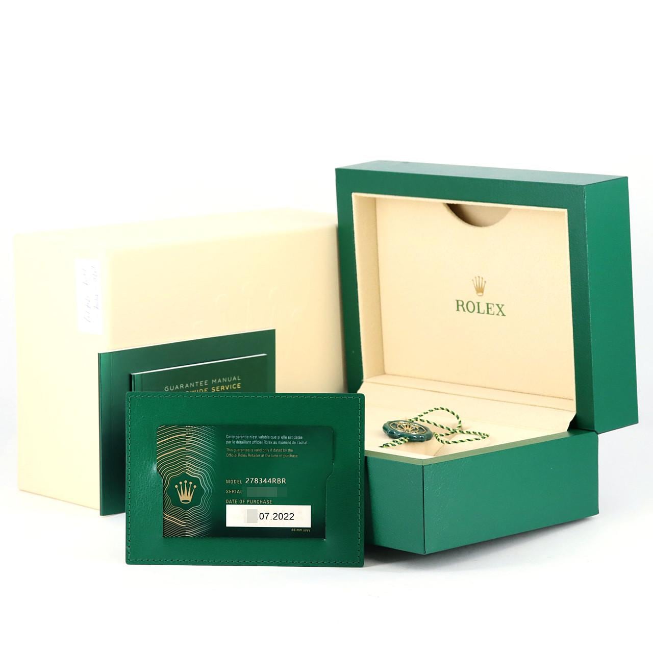 ROLEX Datejust 278344RBR･3 SSxWG Automatic Random Number
