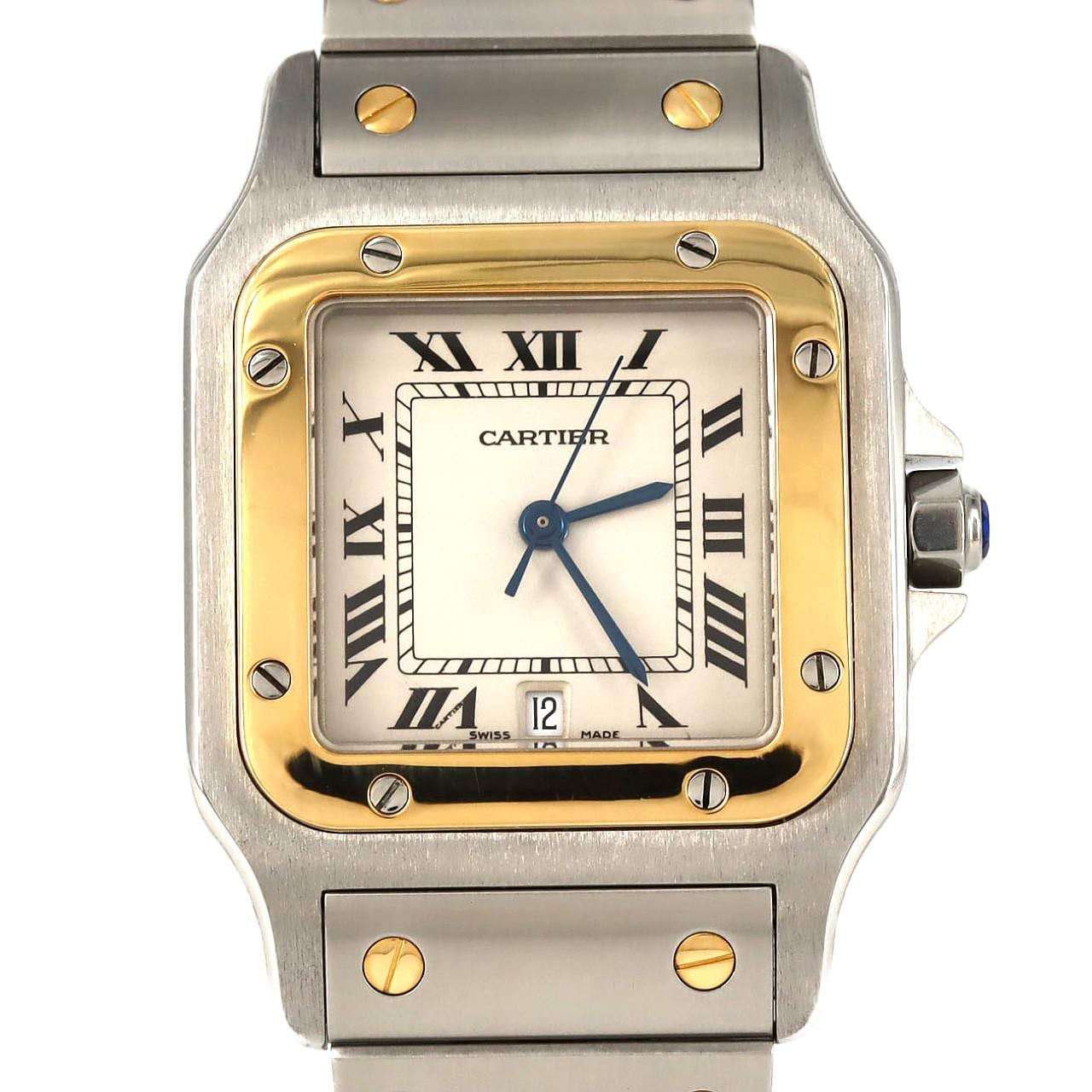 カルティエ サントスガルベLM コンビ W20011C4 SSxYG クォーツ