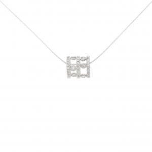 K18WG ダイヤモンド ネックレス 0.5CT