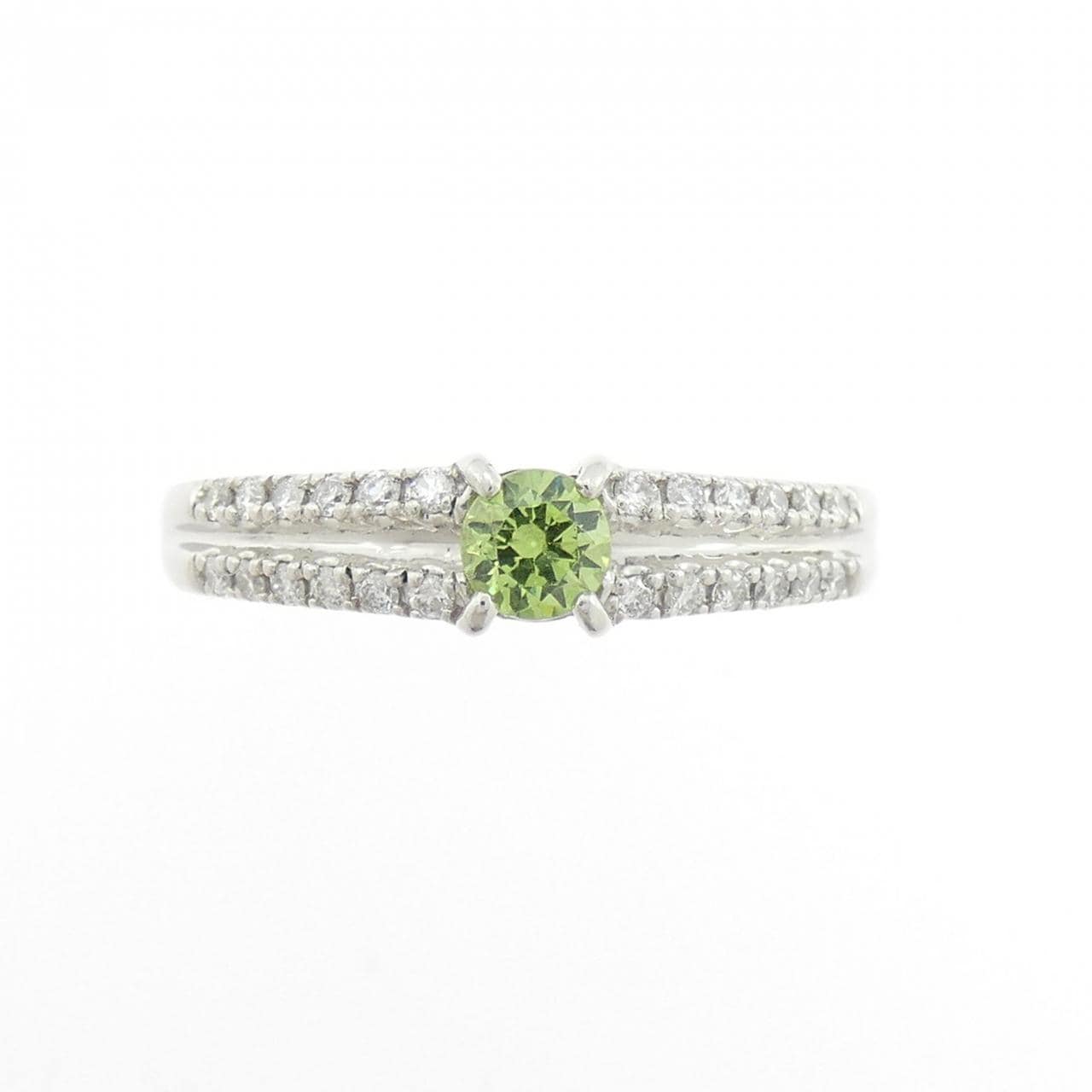 PT950 デマントイドガーネット リング 0.23CT