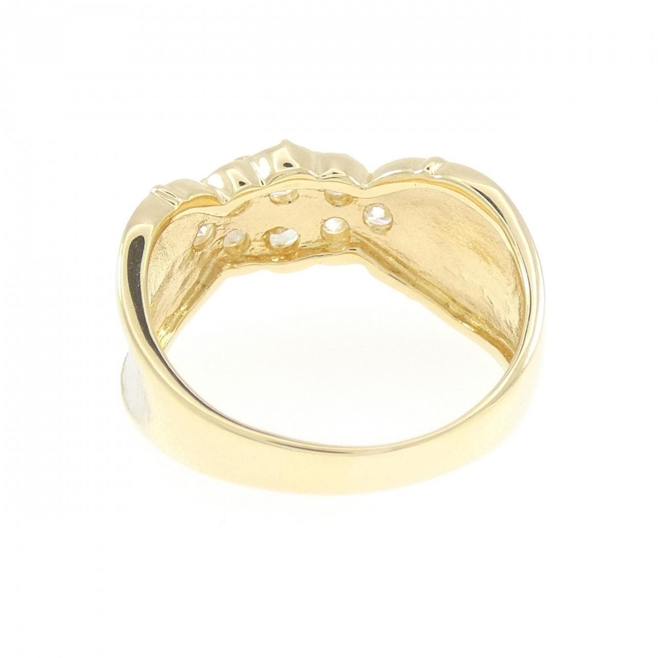 K18YG/K18WG ダイヤモンド リング 0.48CT
