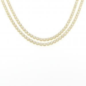 K18YG ダイヤモンド ネックレス 10.03CT