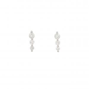 PT900 ダイヤモンド ピアス 0.50CT