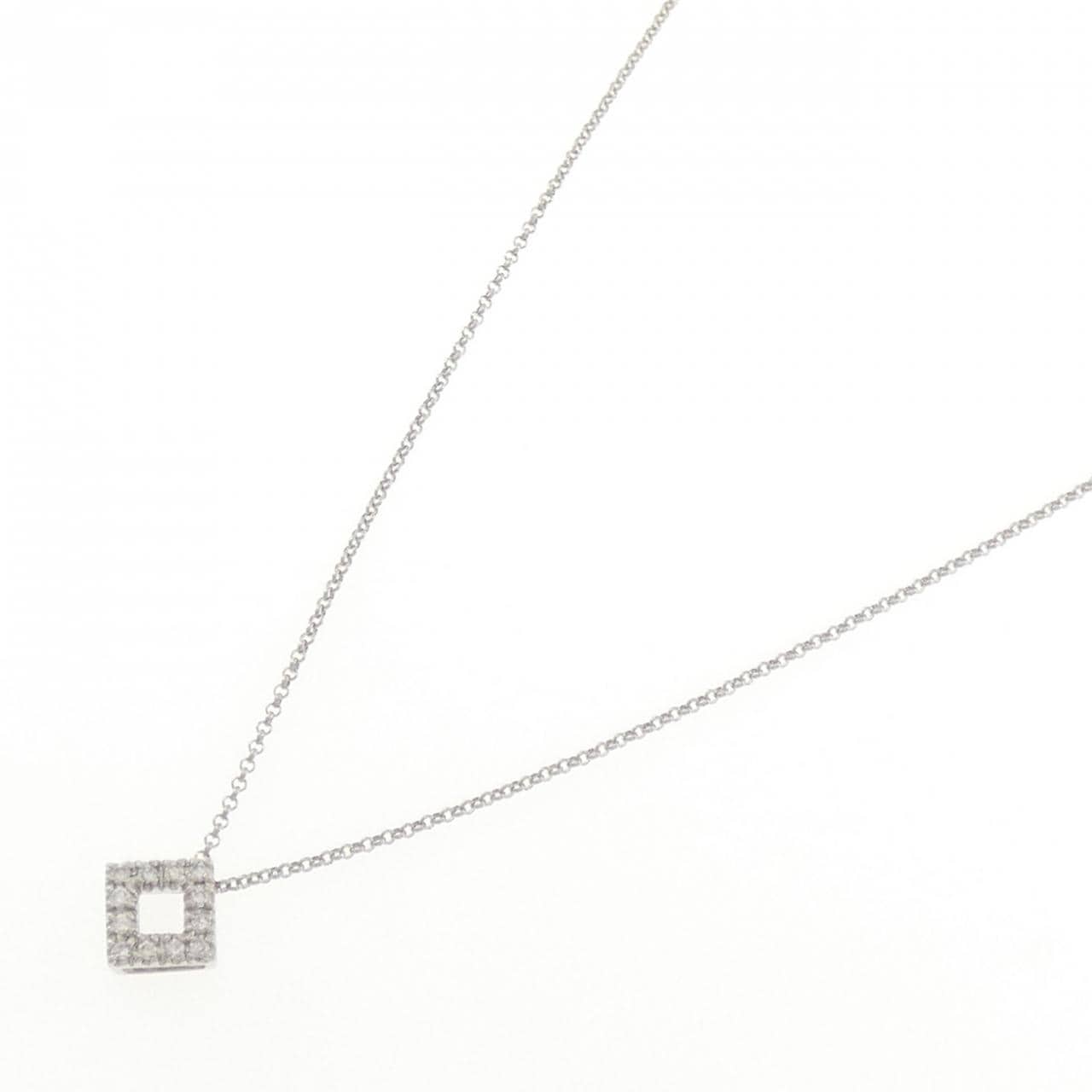 PT900/PT850 ダイヤモンド ネックレス 0.08CT