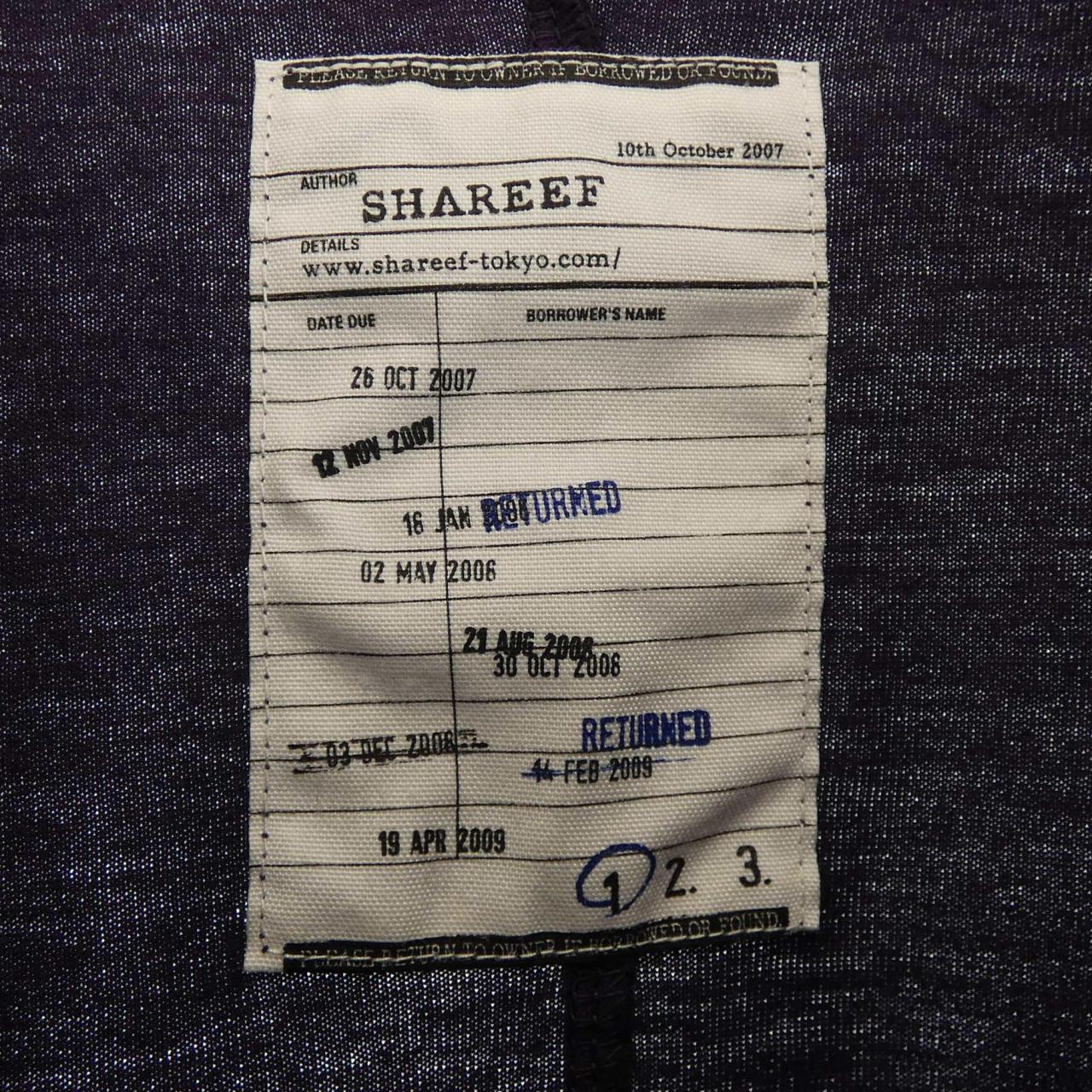 シャリーフ SHAREEF Tシャツ