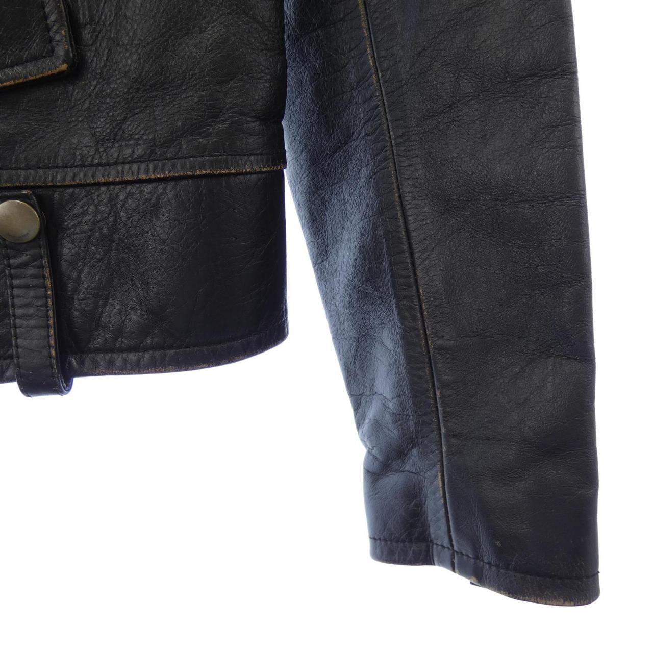 SAINT LAURENT SAINT LAURENT 皮革骑士夹克