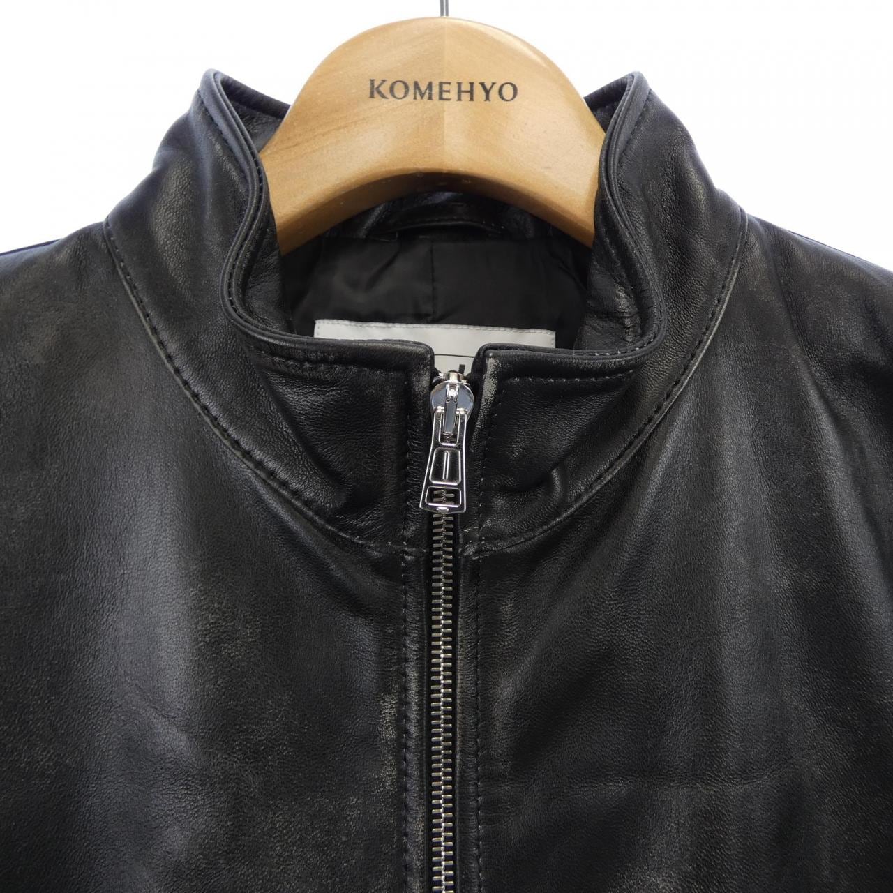 broader レザーライダースジャケット