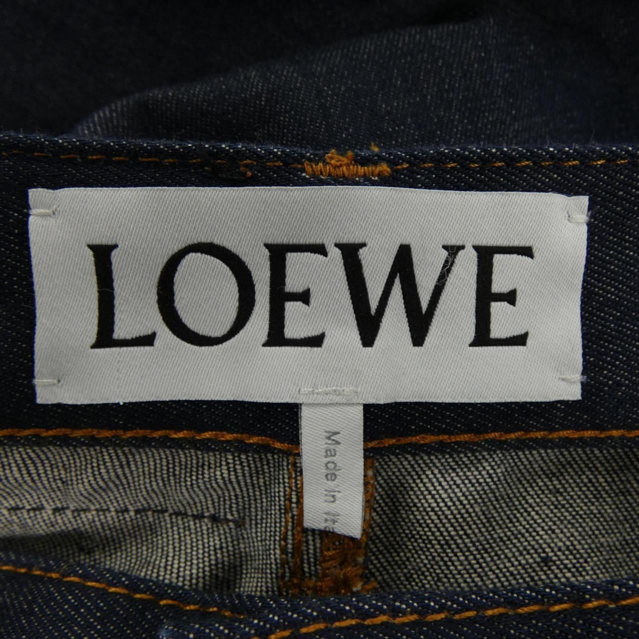 ロエベ LOEWE フィッシャーマン　ターンアップジーンズ S359Y11X68 ジーンズ