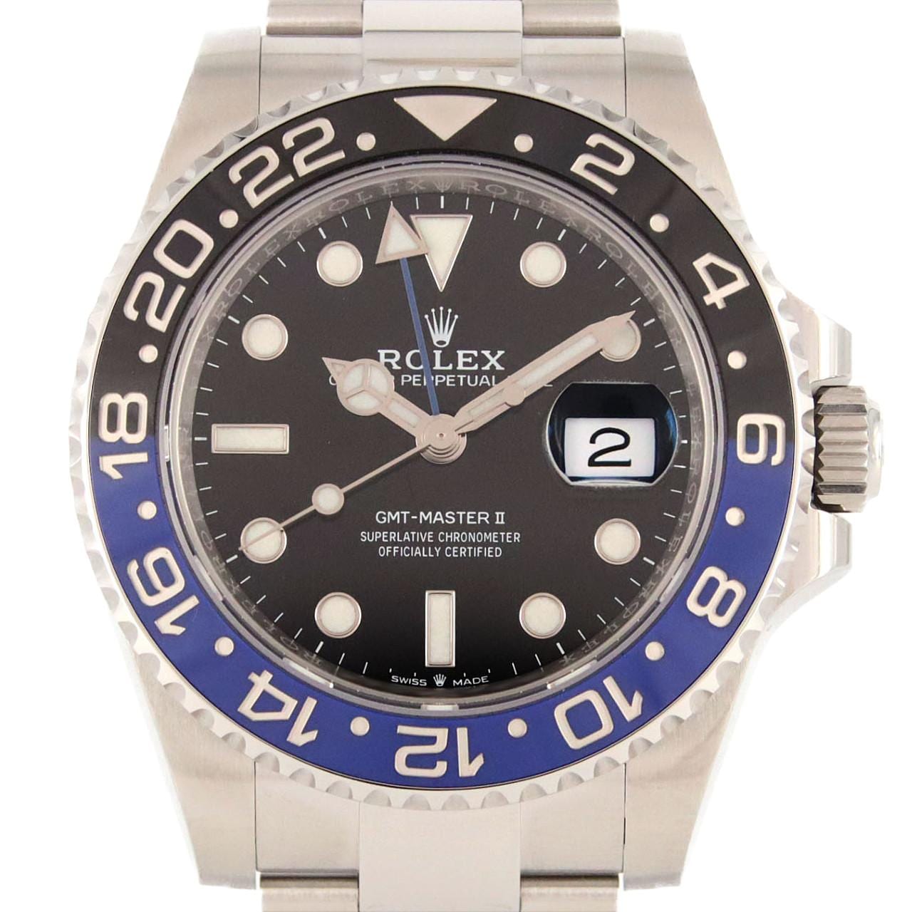 ロレックス GMTマスターⅡ 126710BLNR･3 SS 自動巻 ランダム番