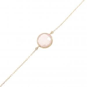 K18YG ローズクオーツ ブレスレット