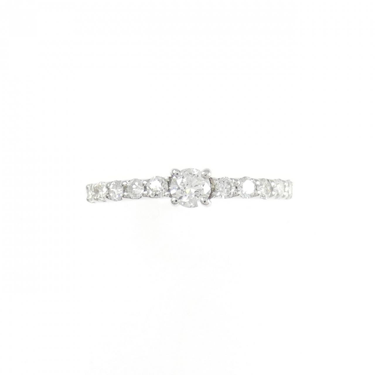 K18WG ダイヤモンド リング 0.20CT