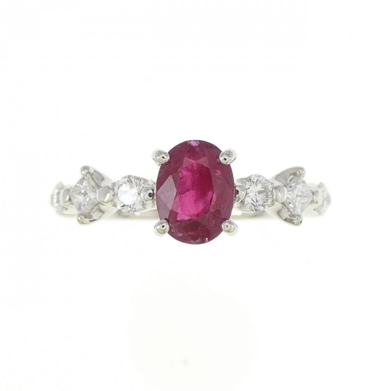 PT900 ルビー リング 1.03CT