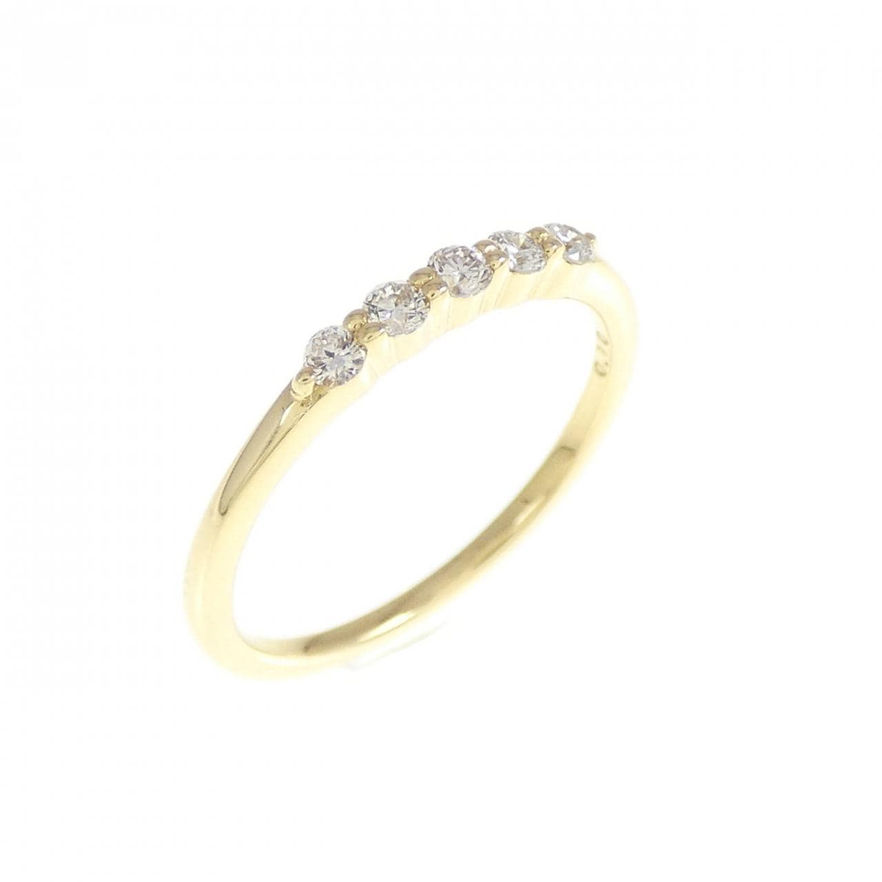 K18YG钻石尾戒0.10CT