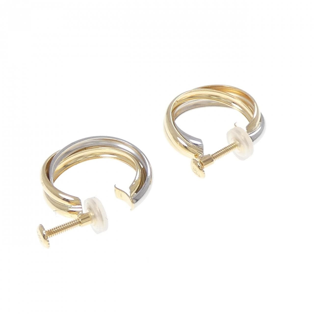 K18YG/PT900 イヤリング