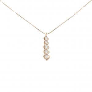K18PG ダイヤモンド ネックレス 0.30CT