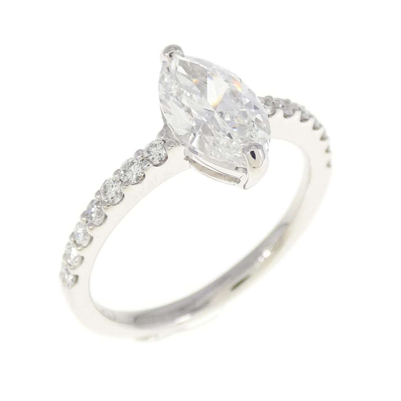 [Remake] PT Diamond Ring 1.041CT D SI1 Marquise Cut