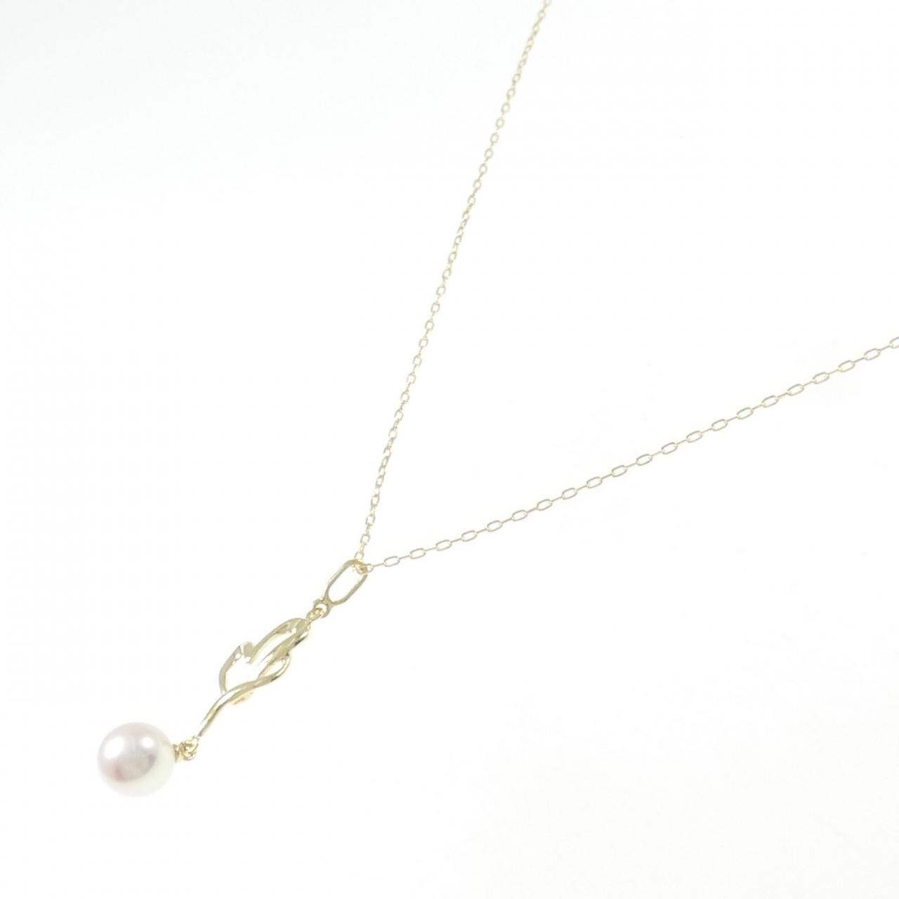 K18YG アコヤパール ネックレス 7.3mm