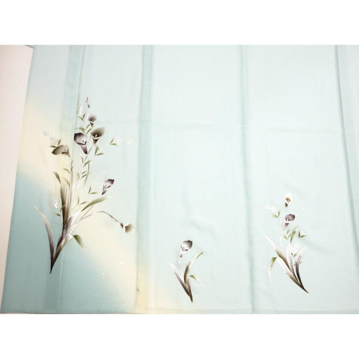 【新品】単衣　駒絽訪問着　金彩友禅ボカシ染