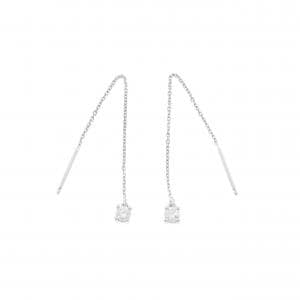 K18WG ダイヤモンド ピアス