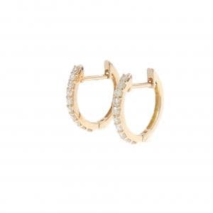 K18PG ダイヤモンド ピアス 0.20CT