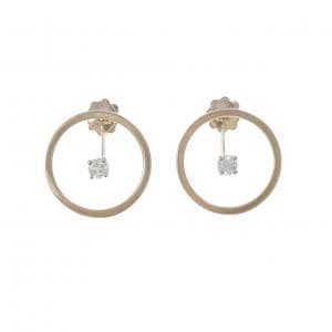 750YG/750WG ダイヤモンド ピアス