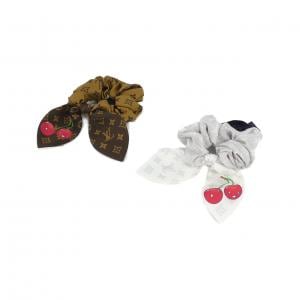 ルイヴィトン セット シュシュ モノグラム チェリー M96069 ヘアーアクセサリー