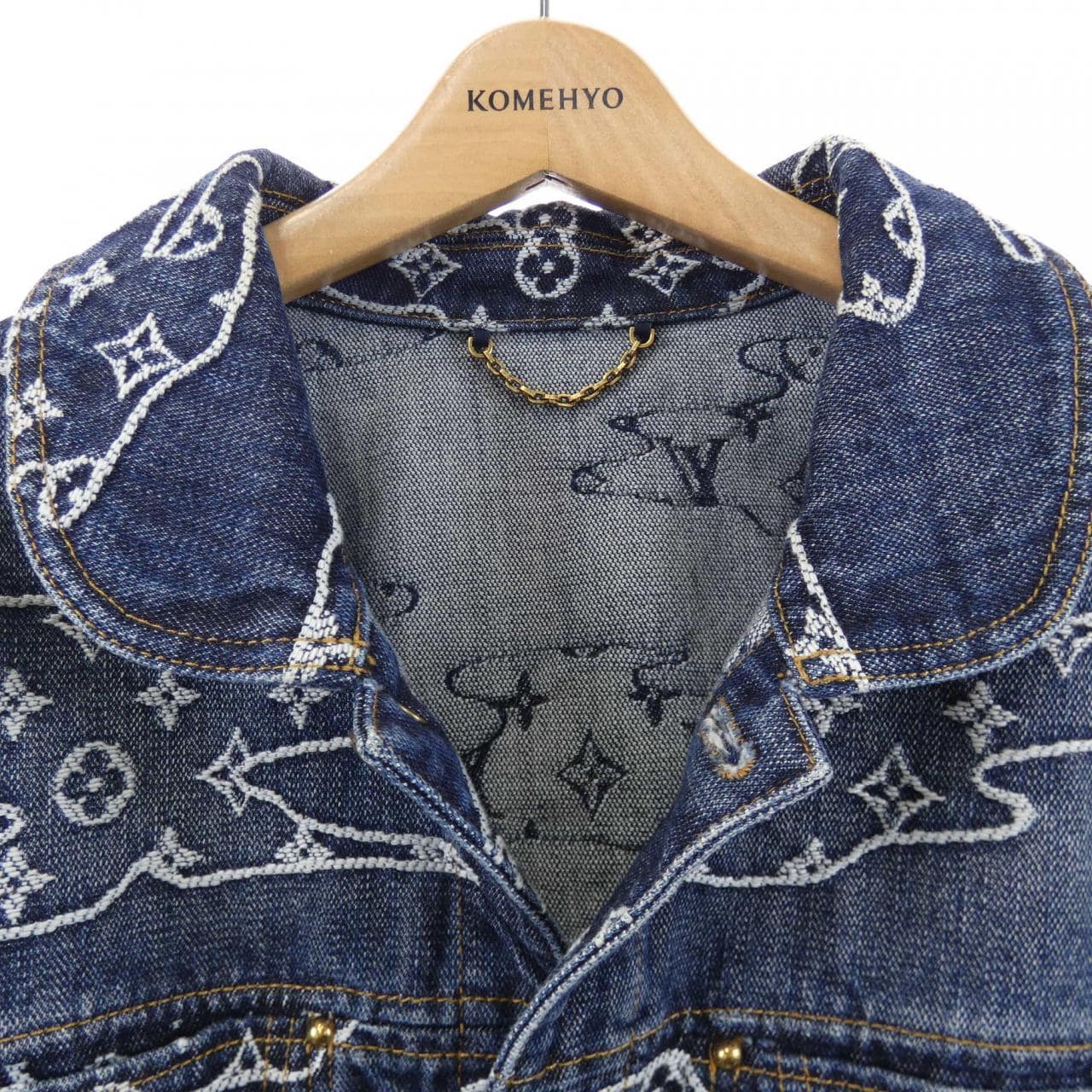 ルイヴィトン LOUIS VUITTON モノグラム デニム ワークウェアブルゾン HTA83WYPZ デニムジャケット