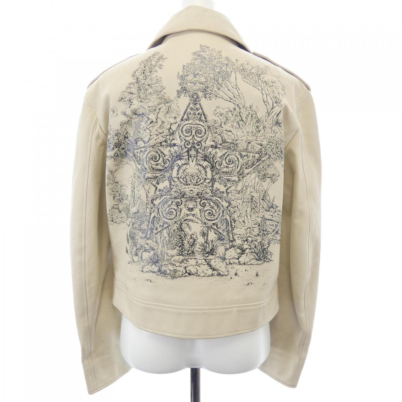 クリスチャンディオール CHRISTIAN DIOR 215V02WL233 レザーライダースジャケット