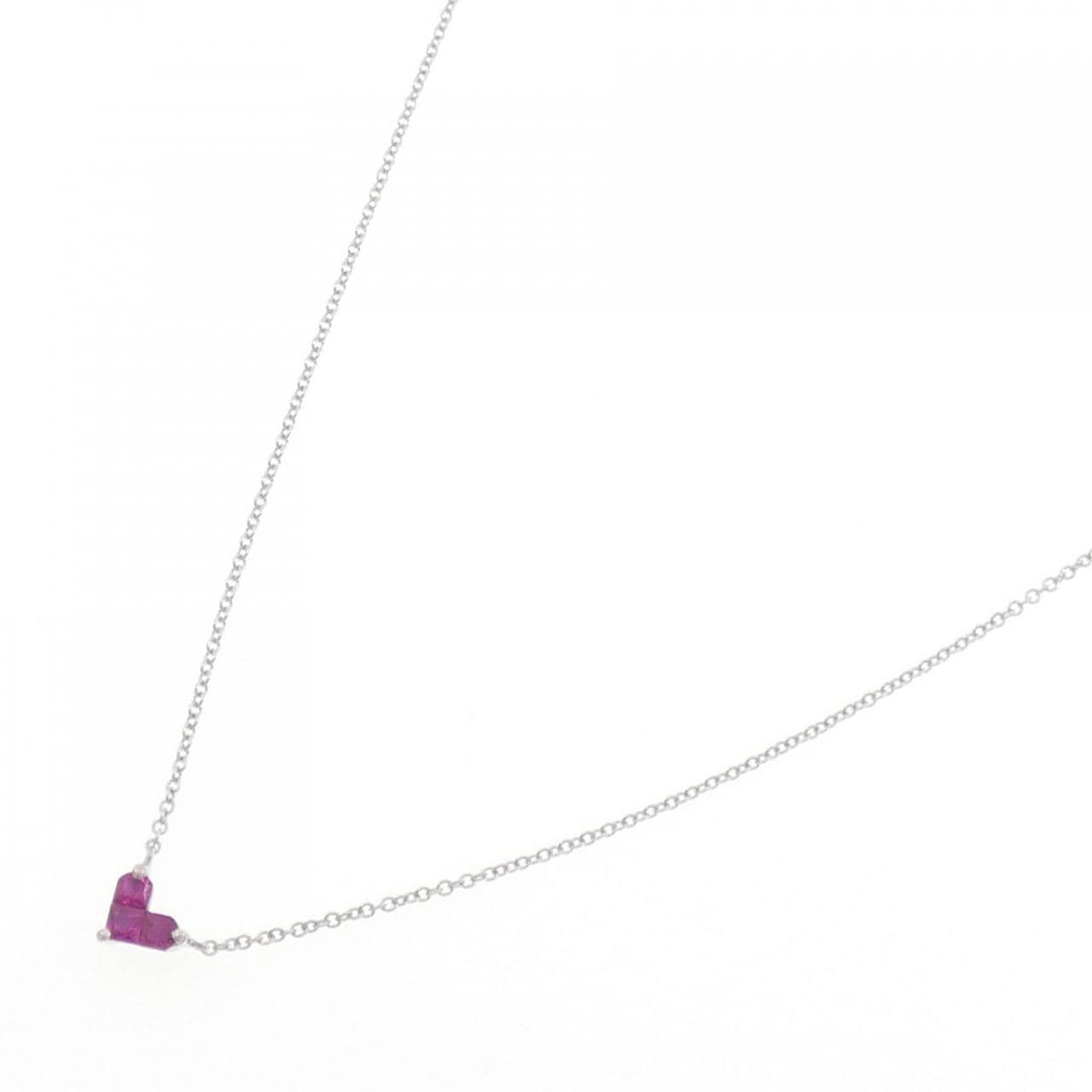 スタージュエリー ミステリアスハート ネックレス 0.13CT