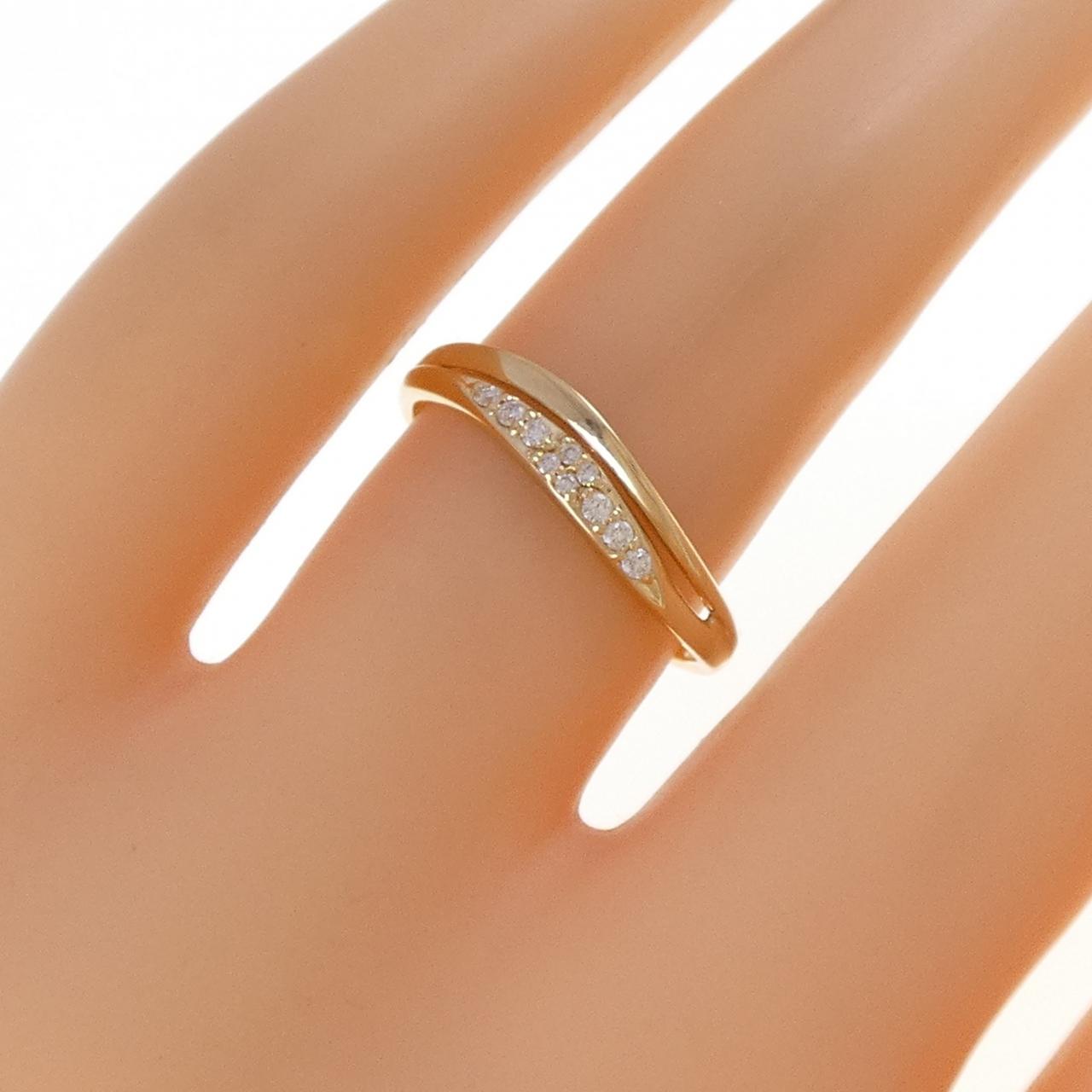 K18YG ダイヤモンド リング