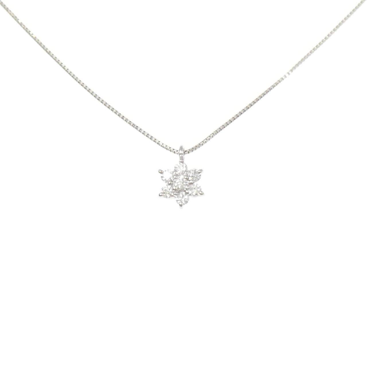 PT900/PT850 スター ダイヤモンド ネックレス 0.11CT