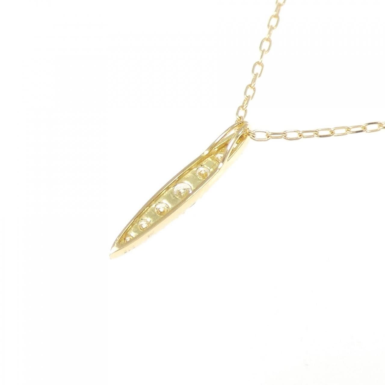 K18YG ダイヤモンド ネックレス 0.15CT