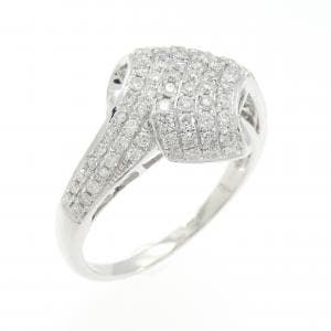 K18WG ダイヤモンド リング 0.65CT