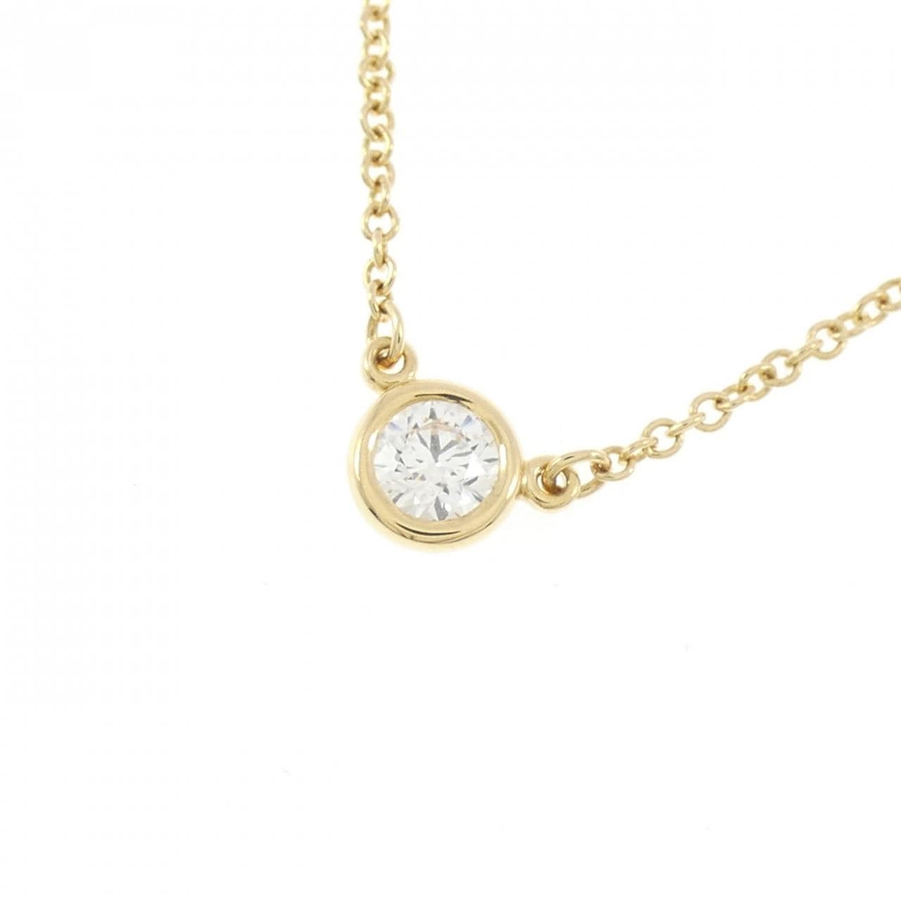ティファニー バイザヤード ネックレス 0.18CT E VVS1 3EXT