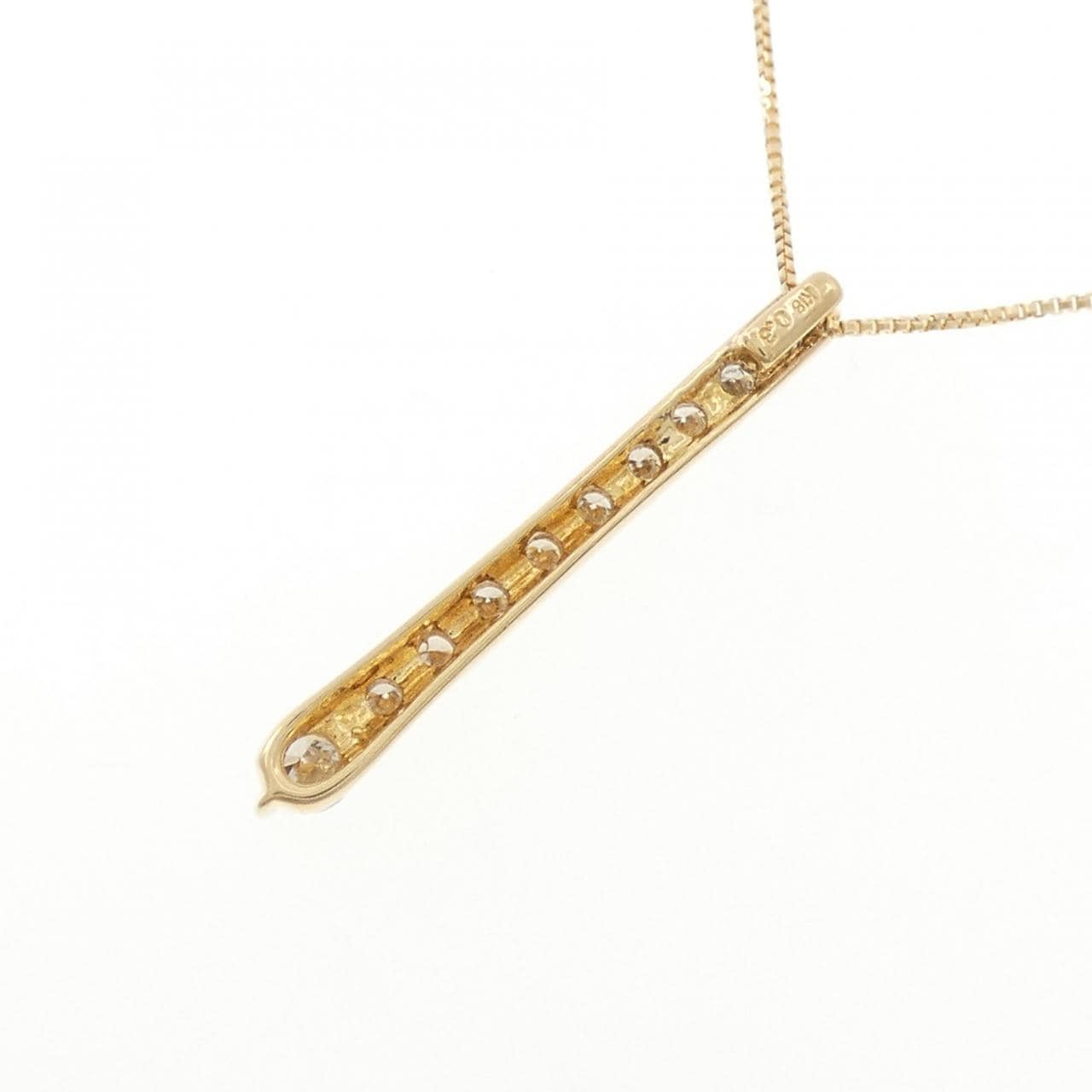 K18YG ダイヤモンド ネックレス 0.3CT