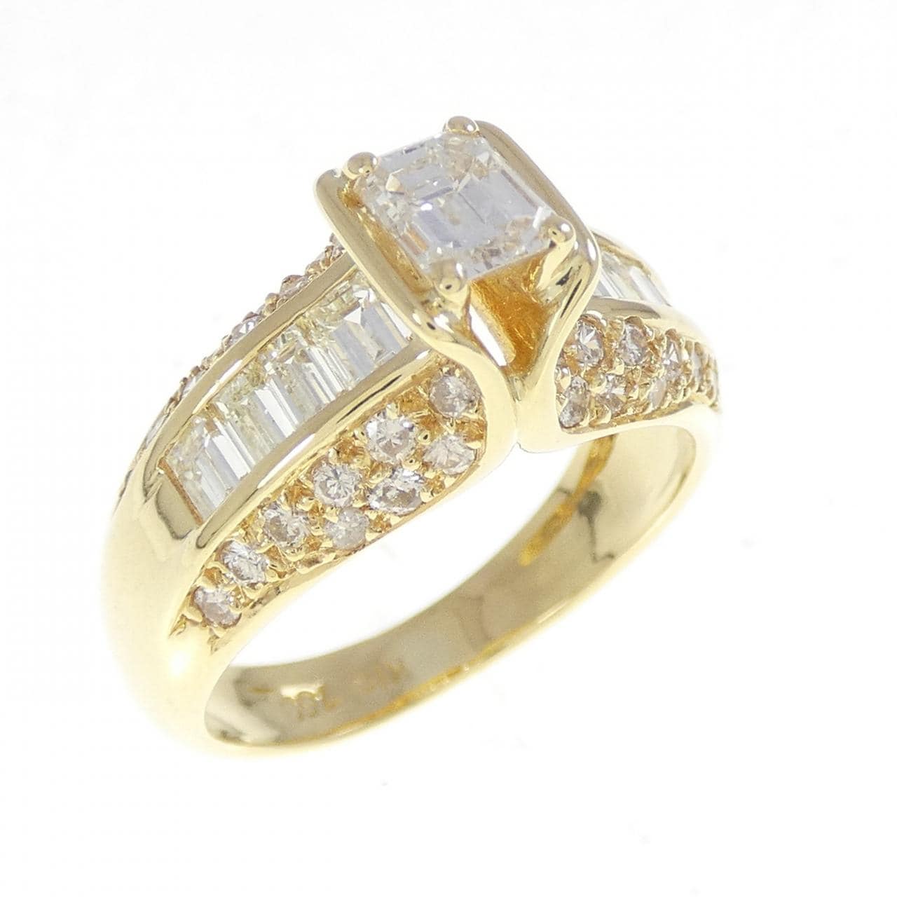 K18YG ダイヤモンド リング