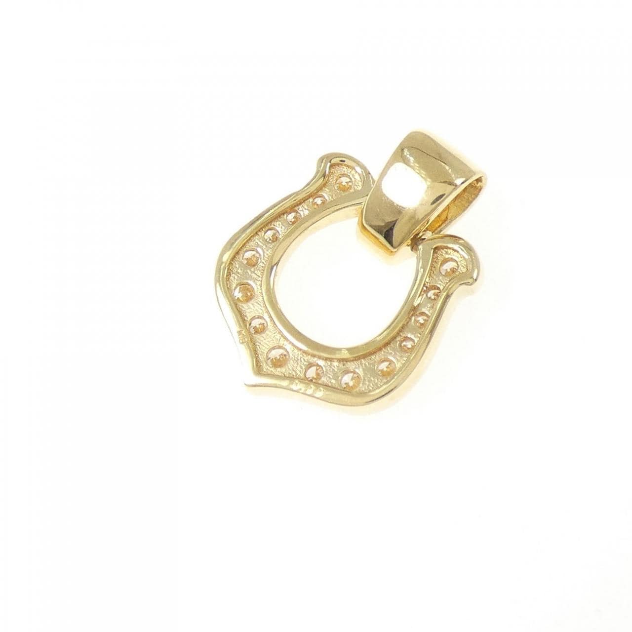 K18YG ダイヤモンド ペンダント 0.22CT