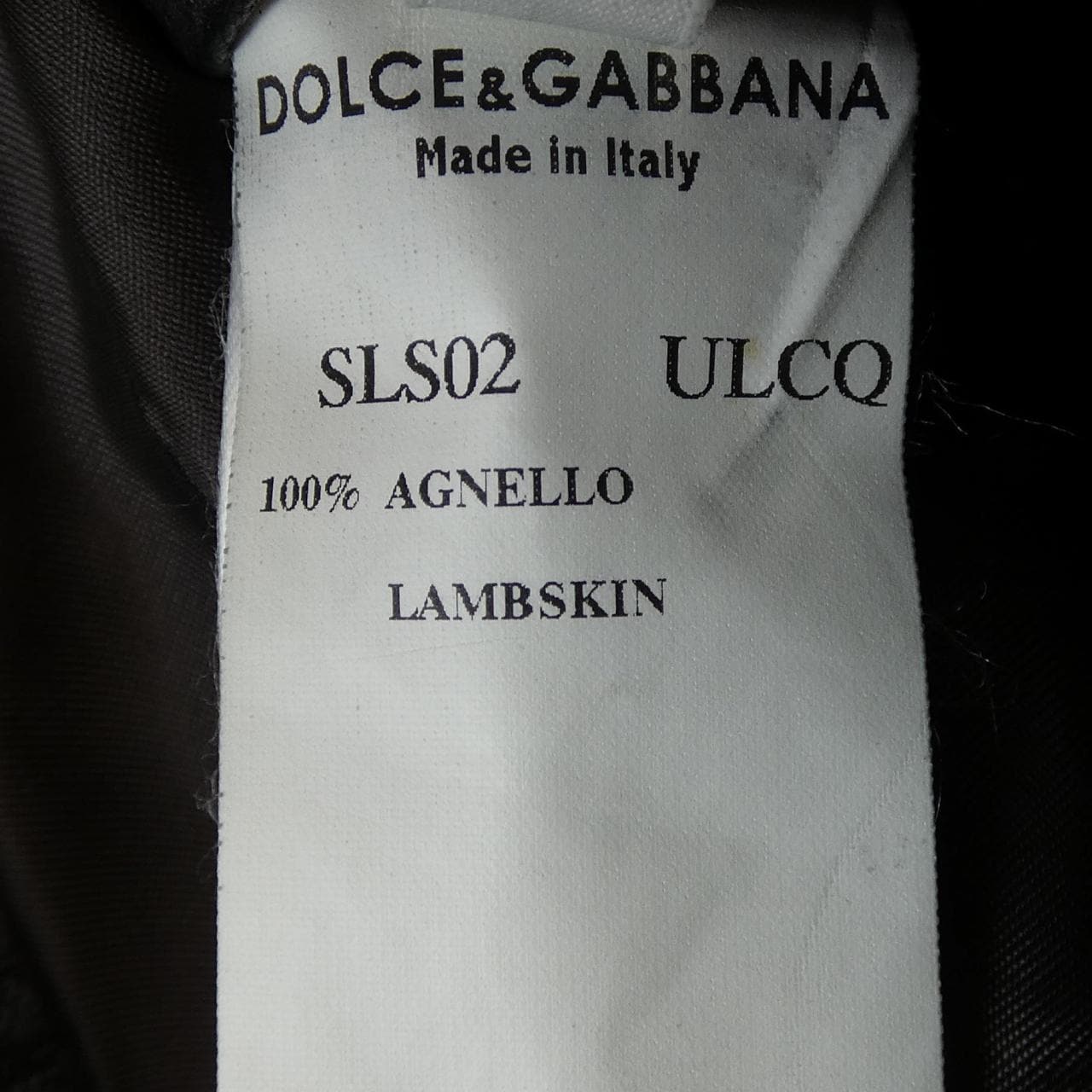 【ヴィンテージ】ドルチェアンドガッバーナ DOLCE&GABBANA レザージャケット