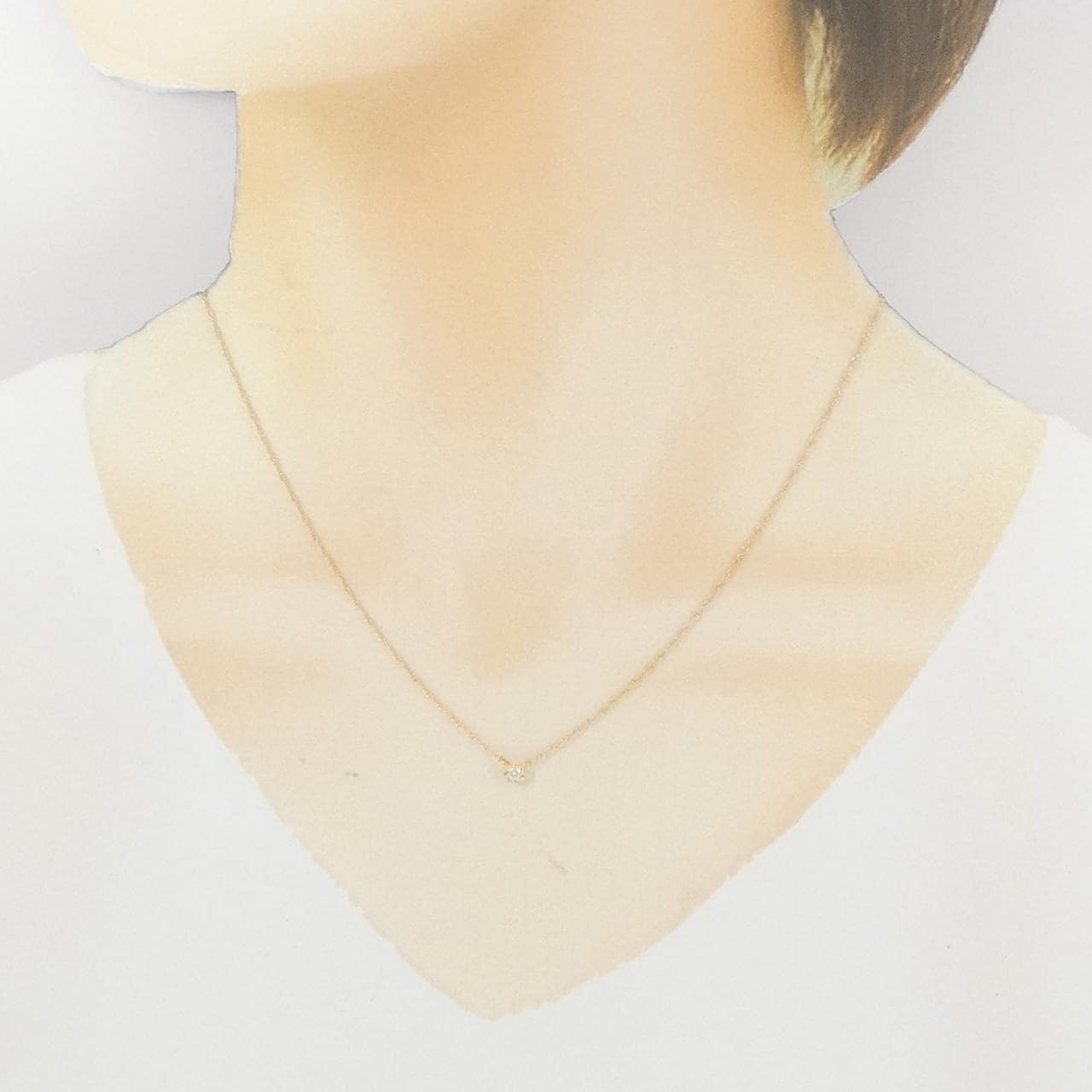 ジルスチュアート ダイヤモンド ネックレス 0.05CT