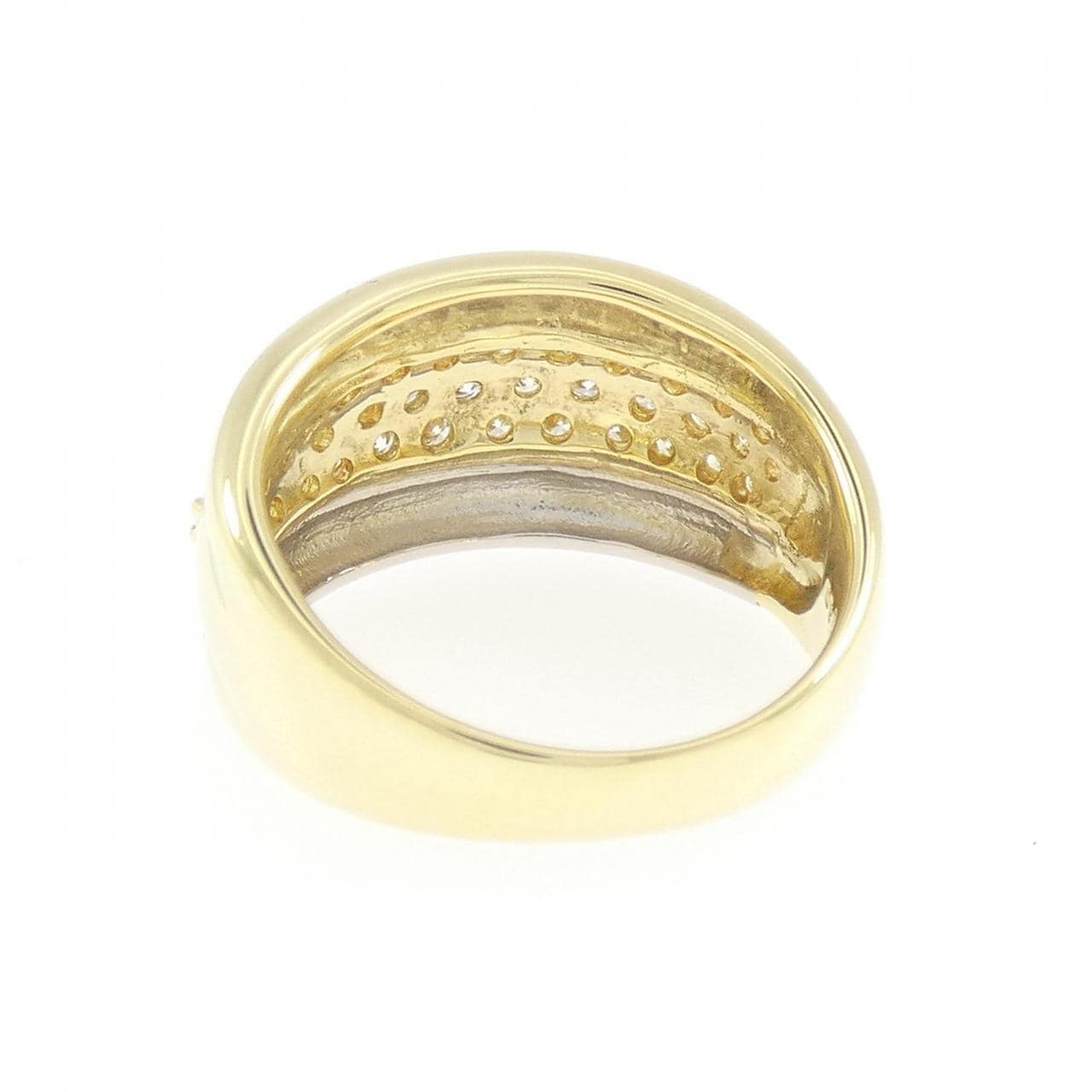 K18YG/PT900 ダイヤモンド リング 0.93CT