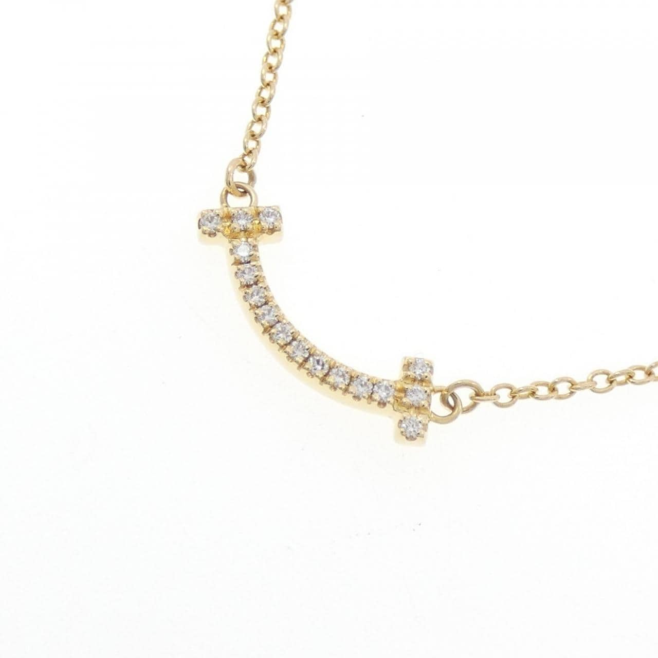 ティファニー Tスマイル ミニ ネックレス