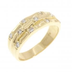 K18YG ダイヤモンド リング 0.22CT